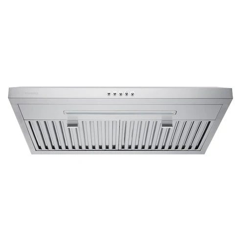 30" Vesta Charlotte 500 CFM Under Cabinet Range Hood in Stainless Steel