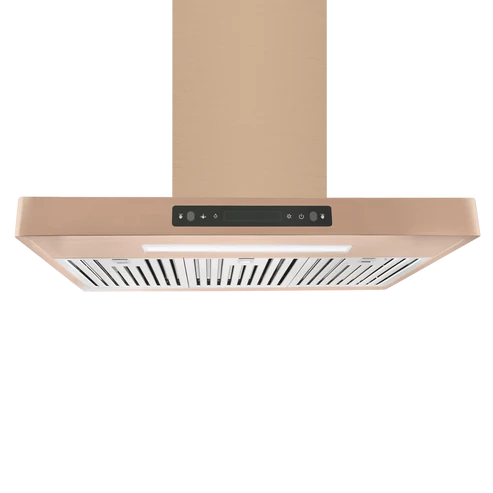 36" Vesta Copenhagen 800 CFM Wall Mount Range Hood in Gold Stainless