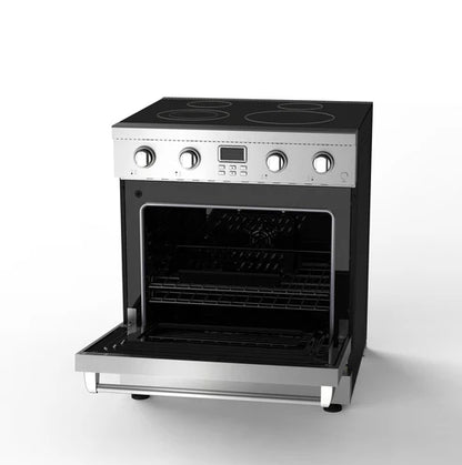 Vesta BC 30” Stainless Steel Professional Freestanding Electric Range