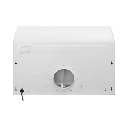 30" Vesta Columbus White Under Cabinet Range Hood