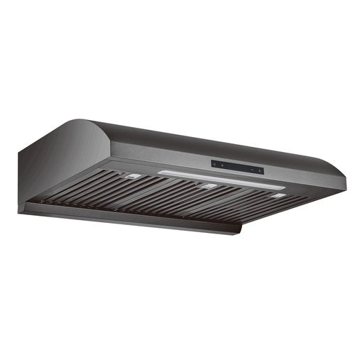 Akron 850CFM 30'' Black Stainless Steel Under Cabinet Range Hoods