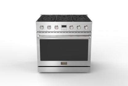 Alberta 36'' Stainless Steel Professional Freestanding Full Gas Ranges