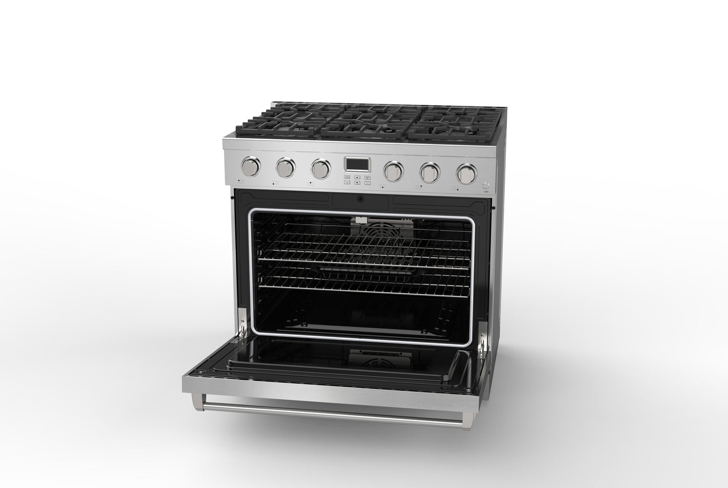 Alberta 36'' Stainless Steel Professional Freestanding Full Gas Ranges