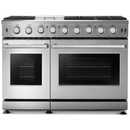 Alberta 48'' Stainless Steel Professional Freestanding Full Gas Ranges