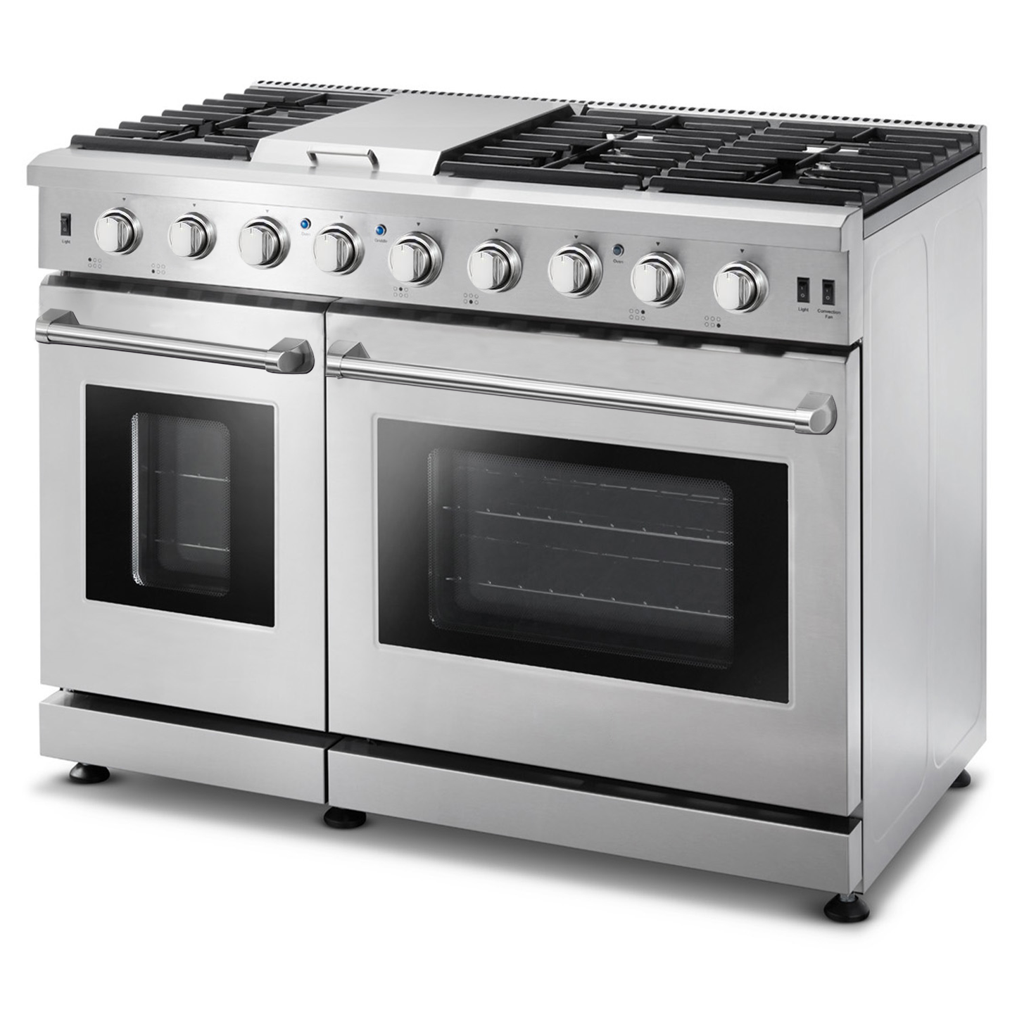 Alberta 48'' Stainless Steel Professional Freestanding Full Gas Ranges