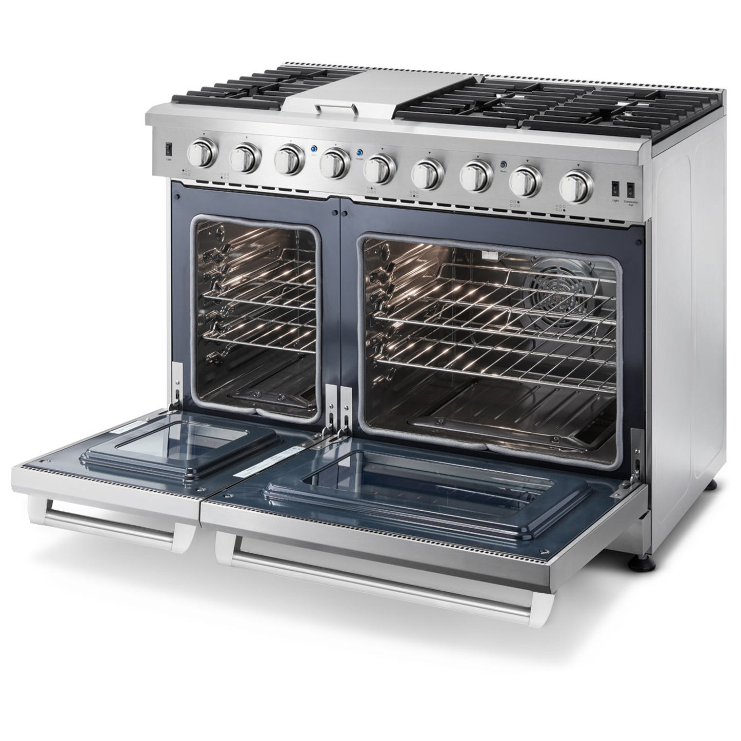 Alberta 48'' Stainless Steel Professional Freestanding Full Gas Ranges