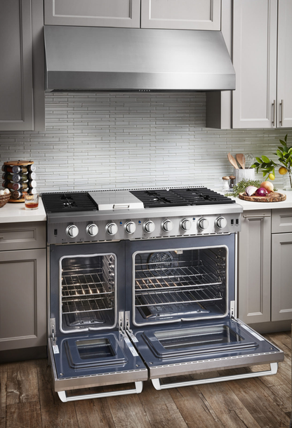 Alberta 48'' Stainless Steel Professional Freestanding Full Gas Ranges