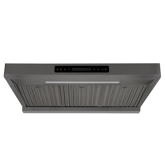 Alexandria 860CFM 30'' Black Stainless Steel Under Cabinet Range Hoods