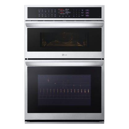 1.7/4.7 cu. ft. Smart Combination Wall Oven with InstaView®, True Convection, Air Fry, and Steam Sous Vide WCEP6427F