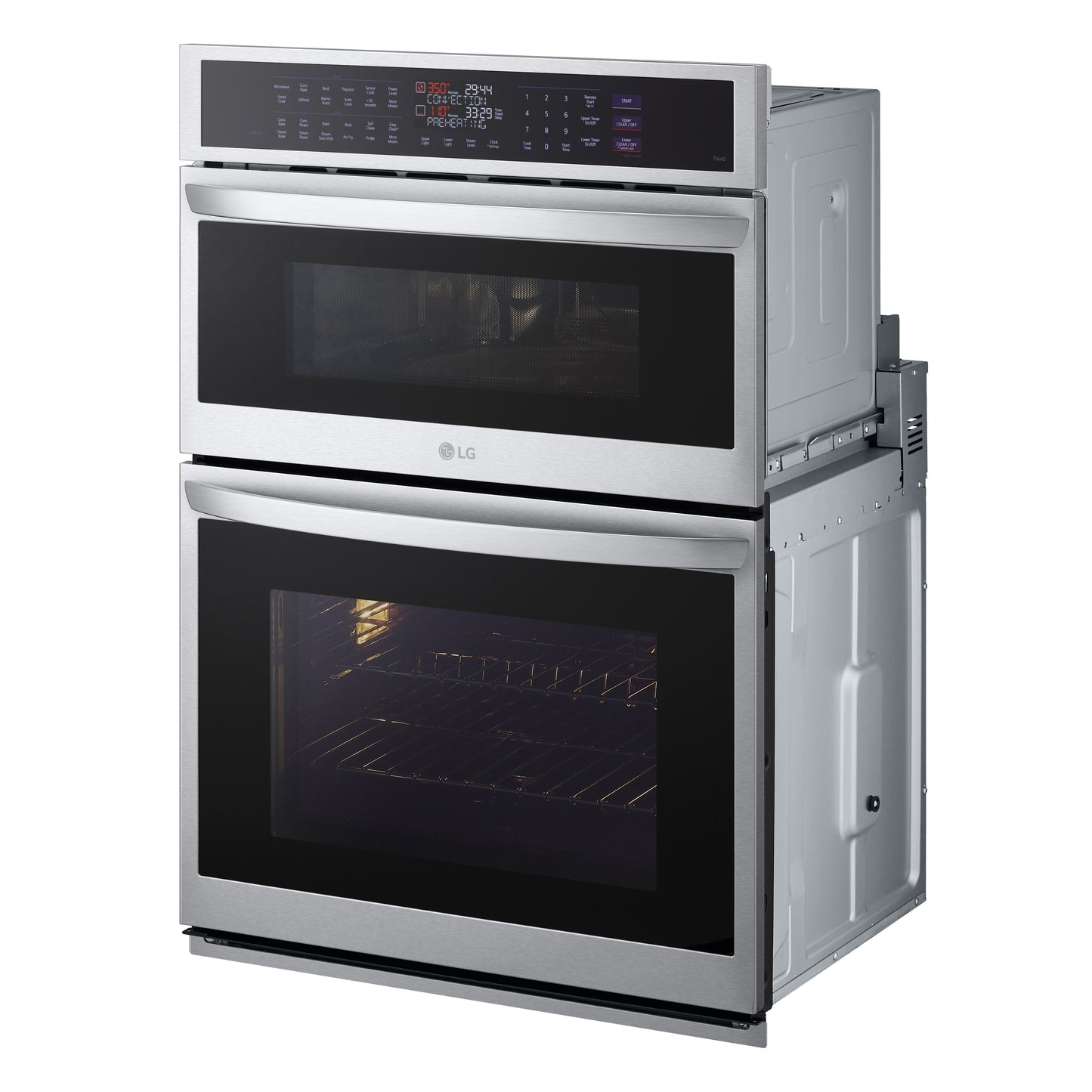 1.7/4.7 cu. ft. Smart Combination Wall Oven with InstaView®, True Convection, Air Fry, and Steam Sous Vide WCEP6427F