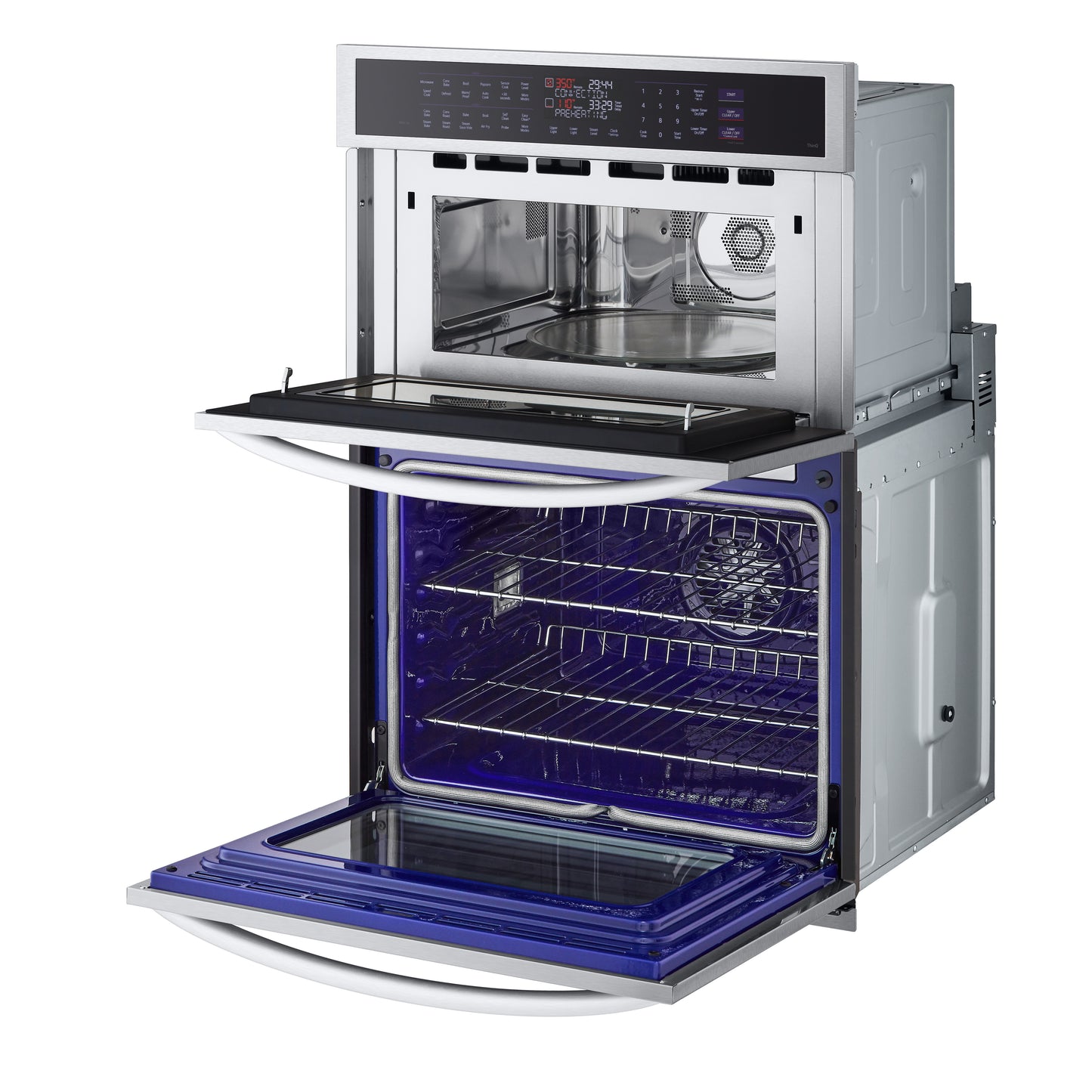 1.7/4.7 cu. ft. Smart Combination Wall Oven with InstaView®, True Convection, Air Fry, and Steam Sous Vide WCEP6427F