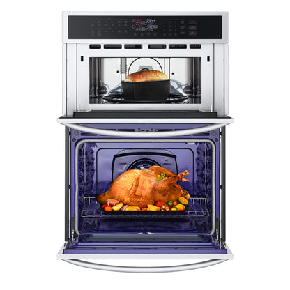 1.7/4.7 cu. ft. Smart Combination Wall Oven with Convection and Air Fry WCEP6423F