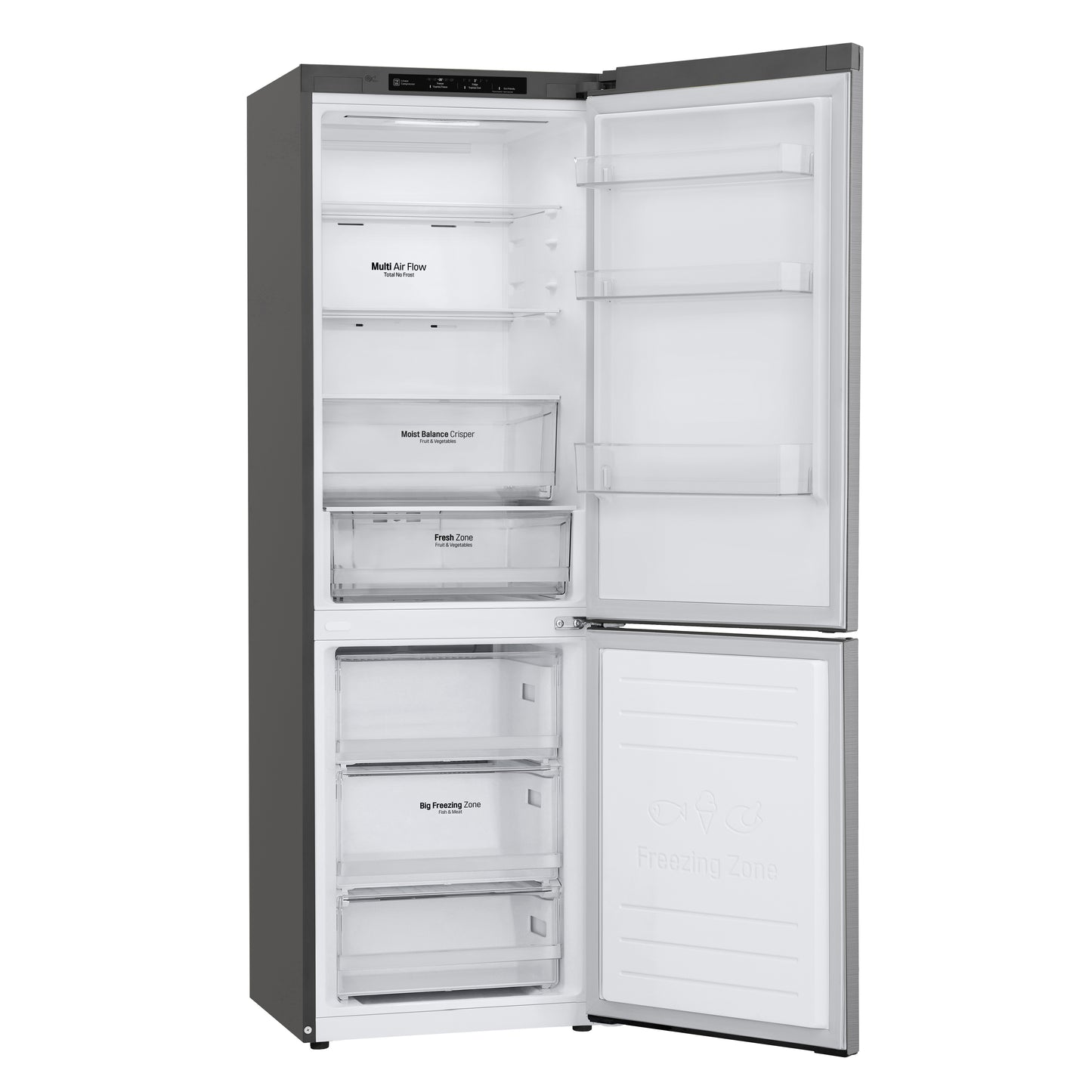 24" Counter Depth Bottom Freezer Refrigerator with DoorCooling+, 12 cu. ft. LBNC12231V