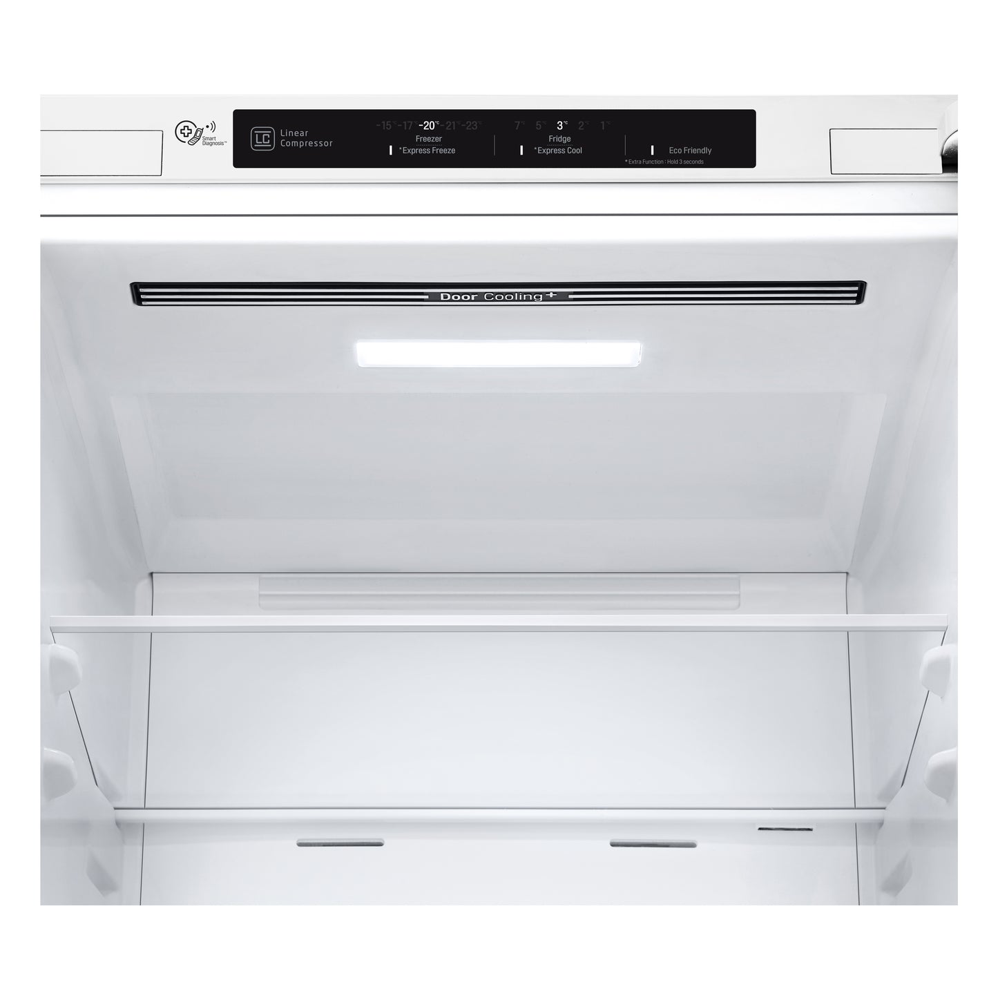 24" Counter Depth Bottom Freezer Refrigerator with DoorCooling+, 12 cu. ft. LBNC12231W