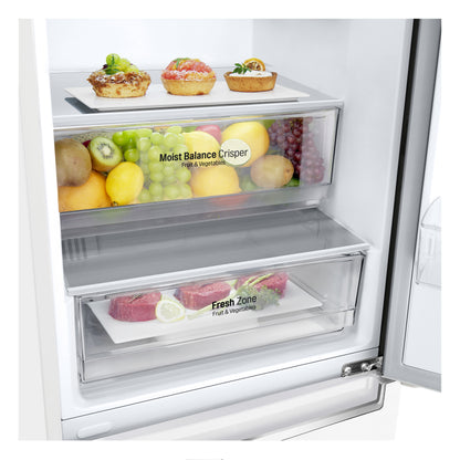 24" Counter Depth Bottom Freezer Refrigerator with DoorCooling+, 12 cu. ft. LBNC12231W