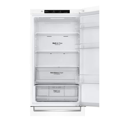 24" Counter Depth Bottom Freezer Refrigerator with DoorCooling+, 12 cu. ft. LBNC12231W