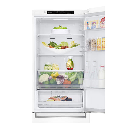 24" Counter Depth Bottom Freezer Refrigerator with DoorCooling+, 12 cu. ft. LBNC12231W