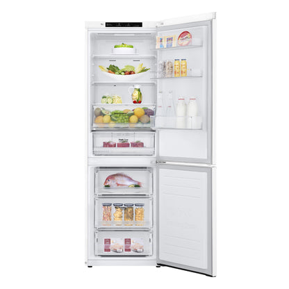 24" Counter Depth Bottom Freezer Refrigerator with DoorCooling+, 12 cu. ft. LBNC12231W