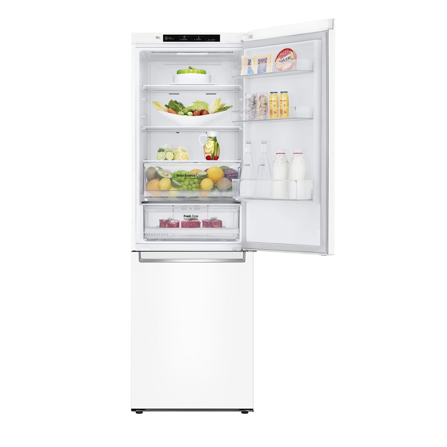 24" Counter Depth Bottom Freezer Refrigerator with DoorCooling+, 12 cu. ft. LBNC12231W