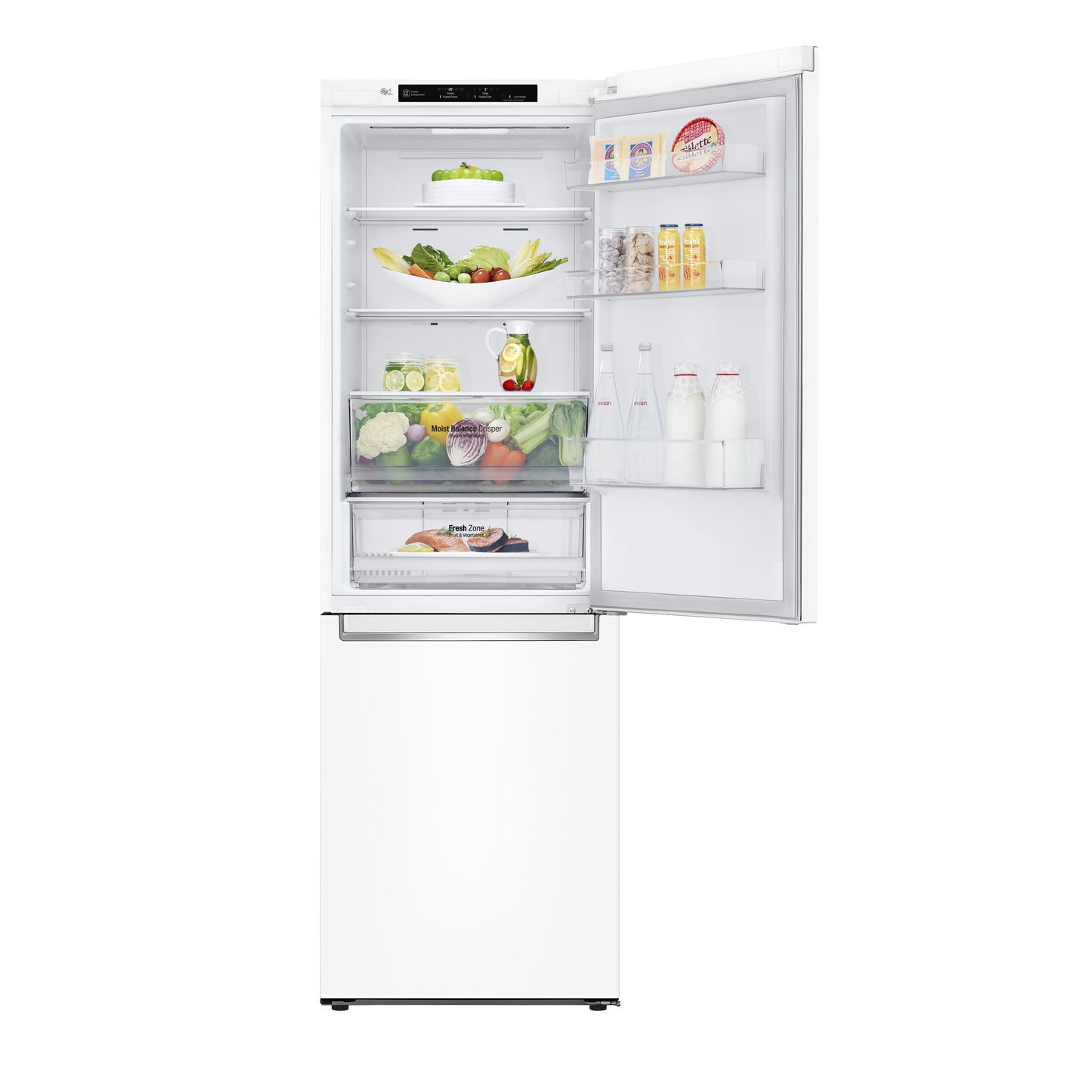 24" Counter Depth Bottom Freezer Refrigerator with DoorCooling+, 12 cu. ft. LBNC12231W