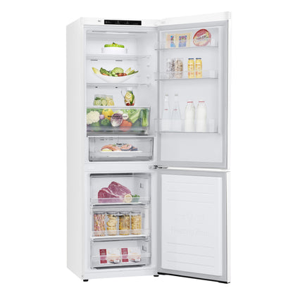 24" Counter Depth Bottom Freezer Refrigerator with DoorCooling+, 12 cu. ft. LBNC12231W