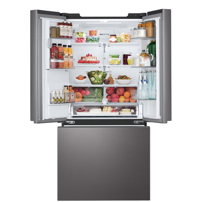 25 cu. ft. French 3-Door Standard-Depth French Door Refrigerator with Dual Ice Makers LF25S6330D