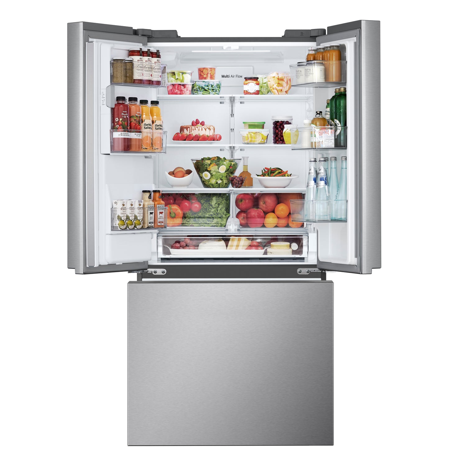 25 cu. ft. French 3-Door Standard-Depth Refrigerator with Dual Ice Makers LF25S6330S