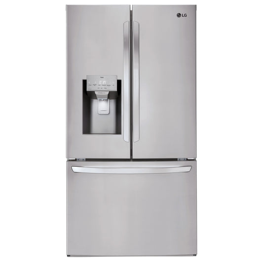 28 cu. ft. French 3-Door Standard-Depth Refrigerator with Ice and Water Dispenser and Craft Ice™ LHFS28XBS