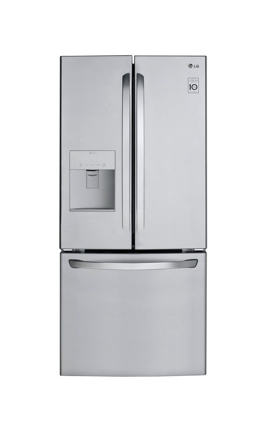 30" French Door Refrigerator with Water dispenser, 21.8 cu.ft. LRFWS2200S