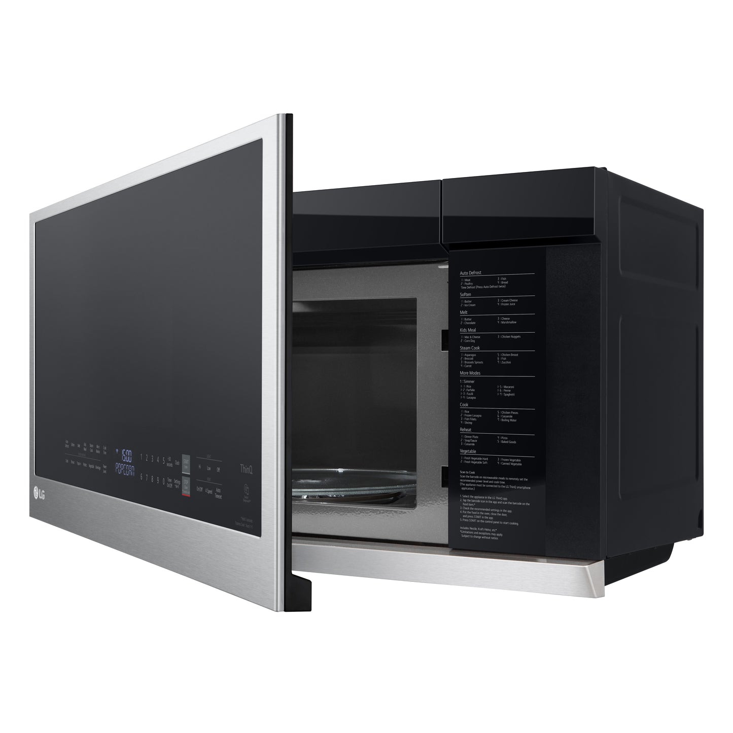 2.1 cu. ft. Smart Wi-Fi Enabled Over-the-Range Microwave Oven with ExtendaVent® 2.0 & EasyClean® MVEL2137F