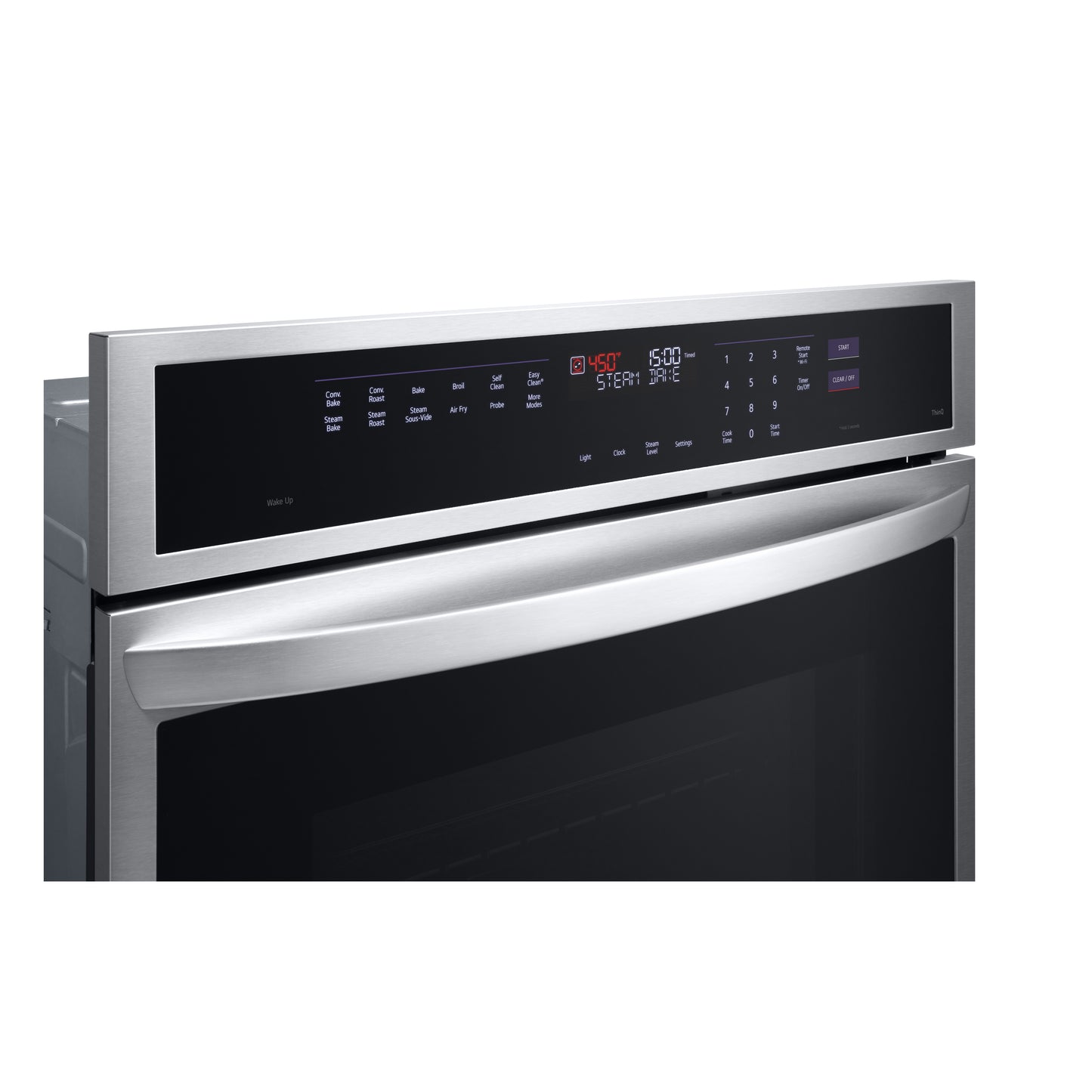 4.7 cu. ft. Smart Single Wall Oven with InstaView®, True Convection, Air Fry, and Steam Sous Vide WSEP4727F