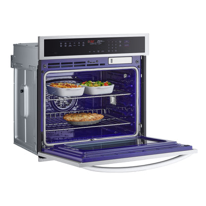 4.7 cu. ft. Smart Single Wall Oven with InstaView®, True Convection, Air Fry, and Steam Sous Vide WSEP4727F