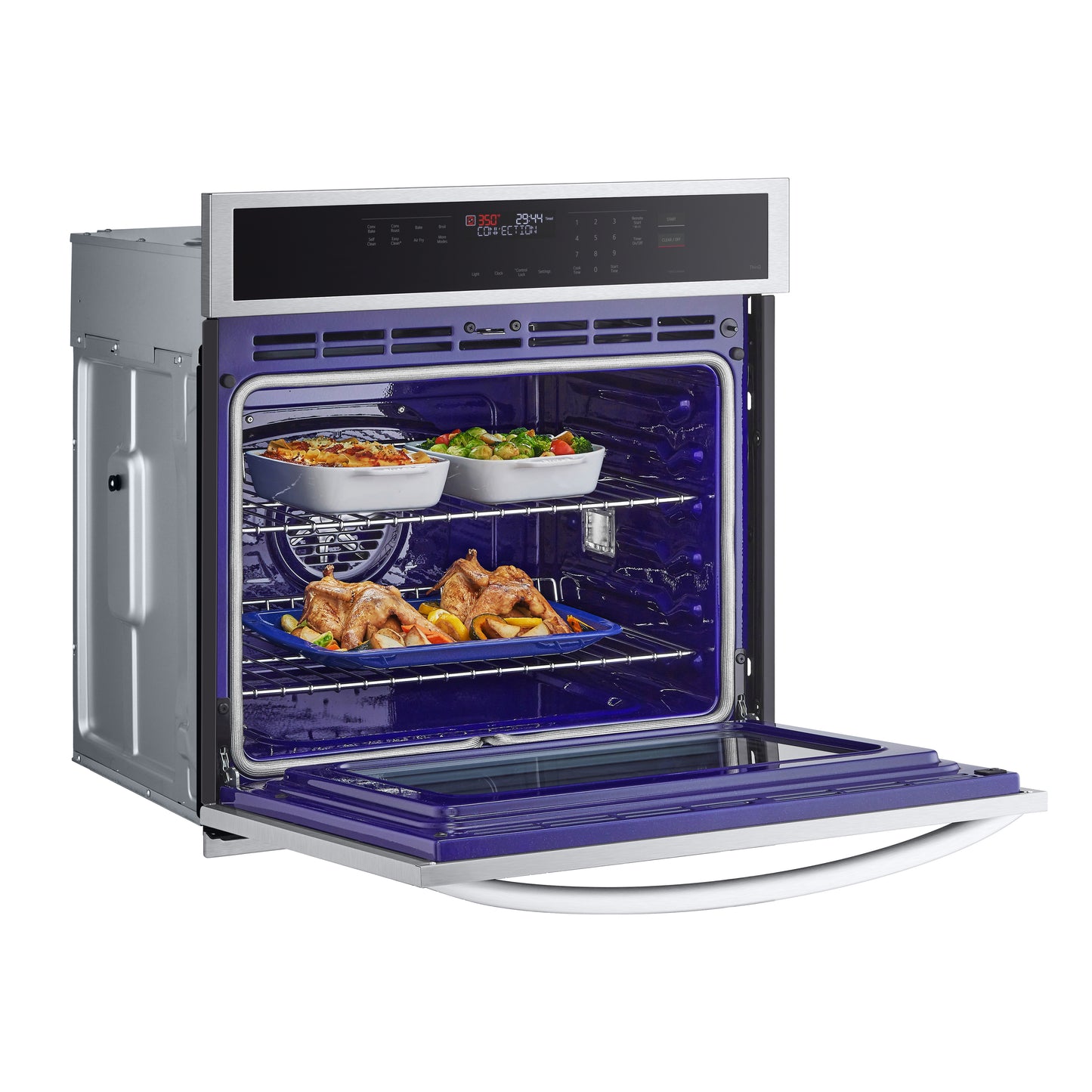 4.7 cu. ft. Smart Single Wall Oven with Convection and Air Fry WSEP4723F