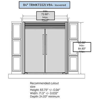 Electrolux TRMKTSS2LV84 Refrigerator / Freezer Trim Kit