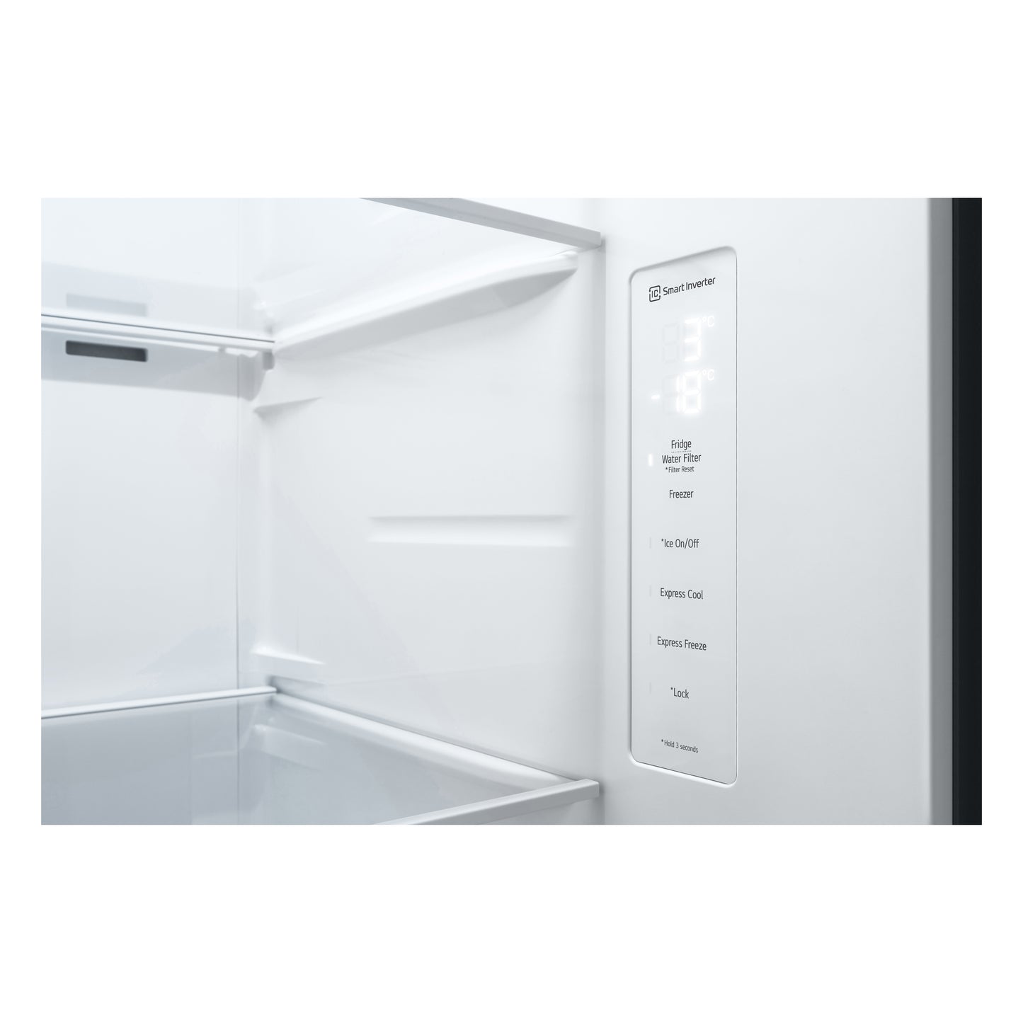 23 cu.ft. Side by Side Counter-Depth Refrigerator with Ice and Water Dispenser LS23C4230V