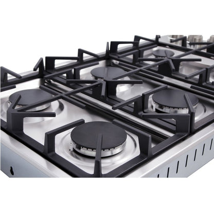 Vermont 30'' Stainless Steel Professional Gas Cooktop