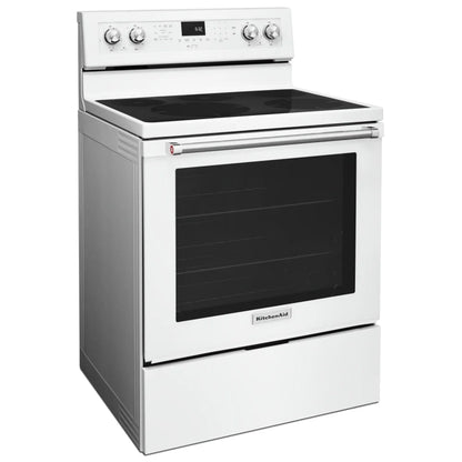 KitchenAid YKFEG500EWH Electric Ranges