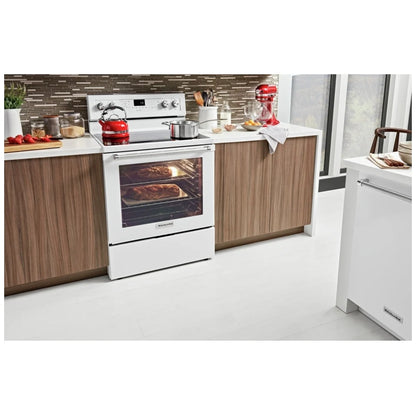 KitchenAid YKFEG500EWH Electric Ranges